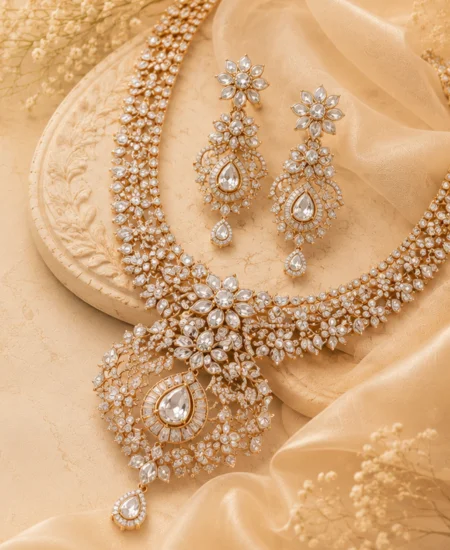 Celeste Diamond Necklace Set