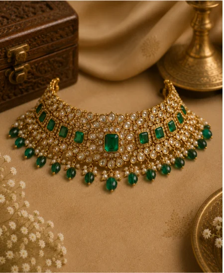 Emerald Elegance Choker