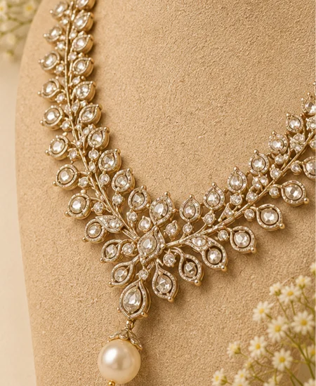Pearl Bloom Statement Necklace
